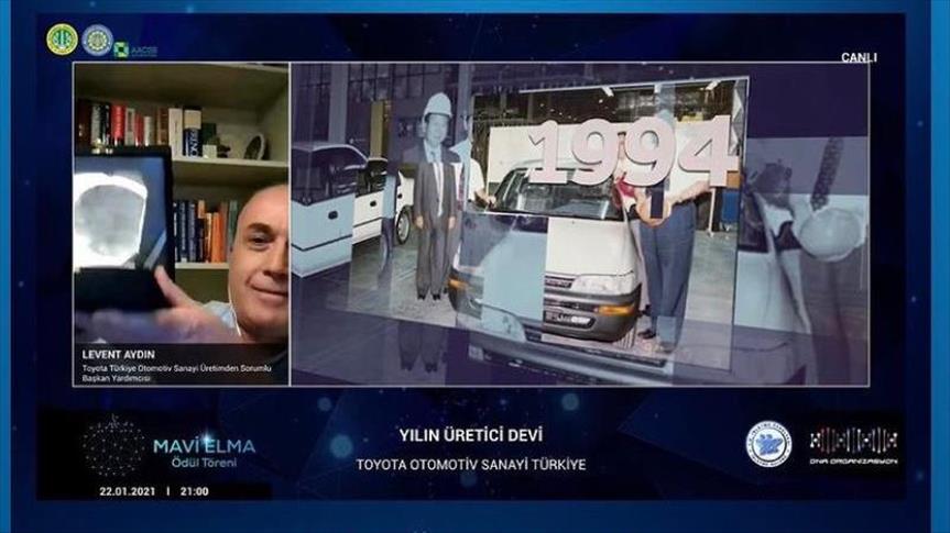 Toyota Otomotiv Sanayi Türkiye'ye "Yılın Üretici Devi" ödülü