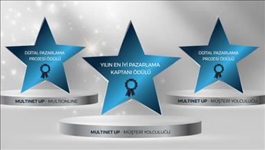 Multinet Up, "Pazarlama Kaptanları Ödülleri"nde üç ödül birden kazandı