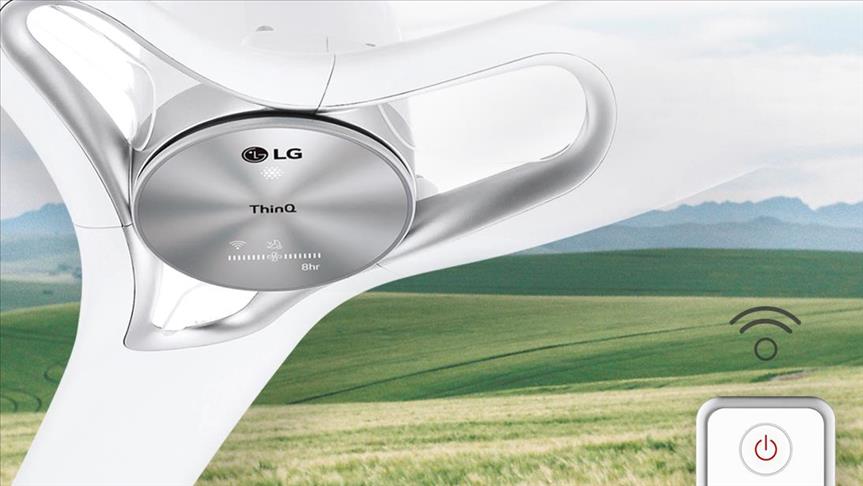 LG CeilingFan kullanıcılarına doğal serinlik sunuyor