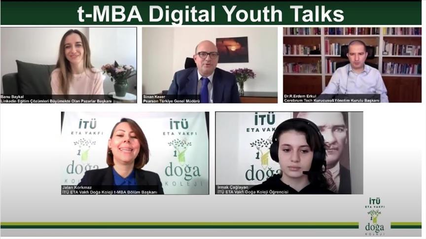 Doğa Koleji "t-MBA Digital Youth Talks"ta geleceğin meslekleri konuşuldu