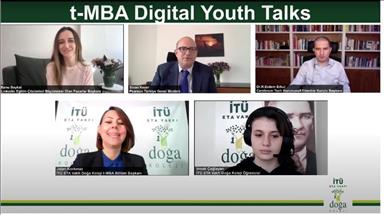 Doğa Koleji "t-MBA Digital Youth Talks"ta  meslekler konuşuldu