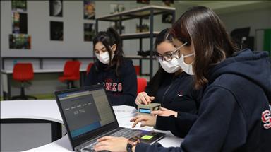 Sanko Okulları öğrencileri koronavirüs duyu test cihazı geliştirdi