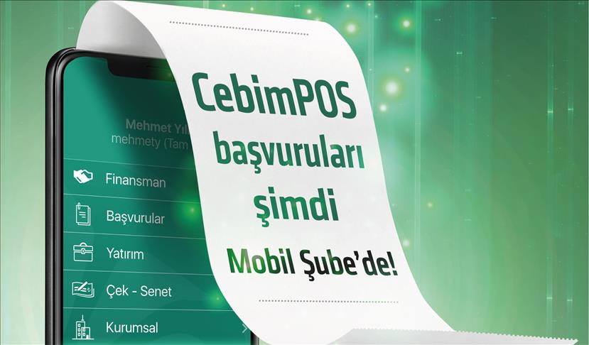 CebimPOS başvuruları artık Kuveyt Türk Mobil'den de yapılabiliyor