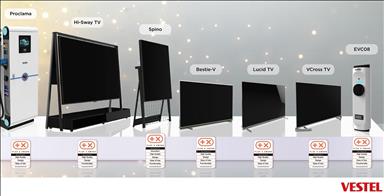 Vestel, 65 ödülle Plus X Awards'a damga vurdu