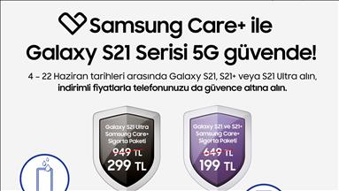 Galaxy S21 Serisi 5G akıllı telefon alanlara sigorta paketinde indirim