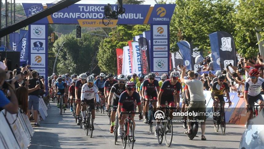 Turkcell GranFondo İstanbul Yol Bisiklet Yarışı başladı
