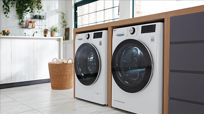 LG buhar özellikli çamaşır makineleri, ekstra hijyen sağlıyor