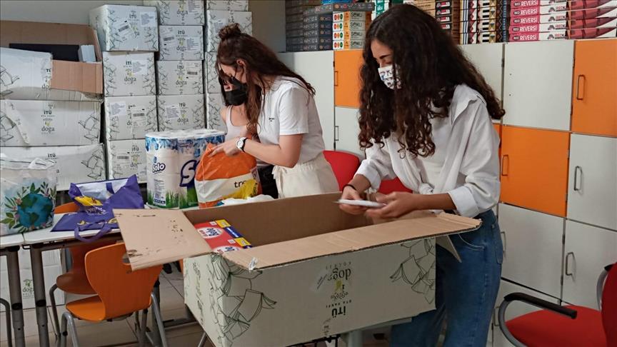 İTÜ ETA Vakfı Doğa Koleji öğrencilerinden afetin yaşandığı Kastamonu ve Sinop'a yardım eli