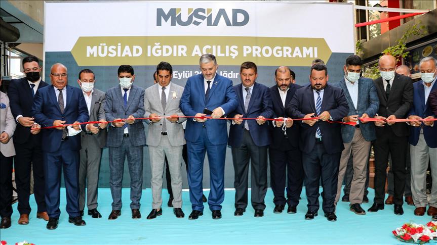 MÜSİAD Genel Başkanı Abdurrahman Kaan, derneğin Iğdır şubesinin açılışını yaptı