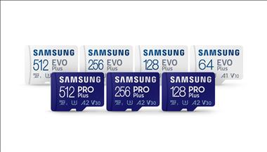 Samsung, PRO Plus ve gelişmiş EVO Plus mikro SD kartını pazara sunuyor