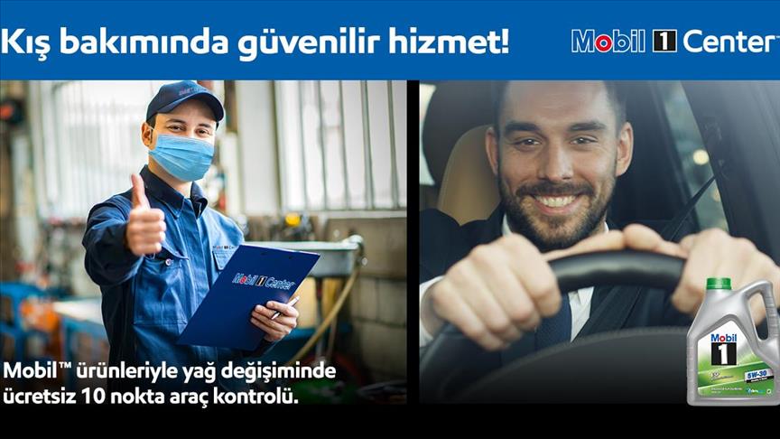 Mobil Oil Türk kış mevsimi öncesi araç bakımına dikkati çekiyor