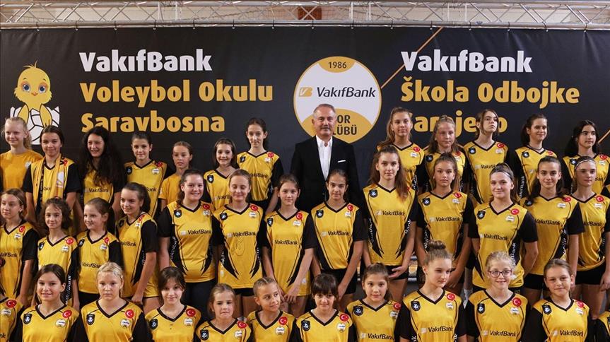 VakıfBank Spor Kulübü'nden Saraybosna Voleybol Okulu'na üst düzey ziyaret