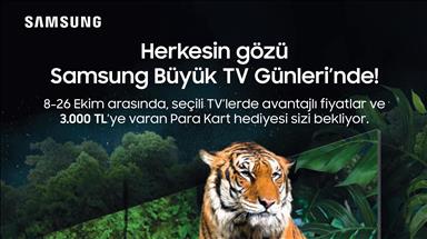 Samsung "Büyük TV Günleri" kampanyası başladı