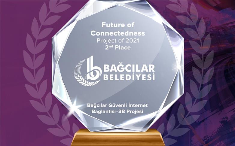 Bağcılar Belediyesinin "Güvenli İnternet Bağlantısı-3B" projesi ödül kazandı