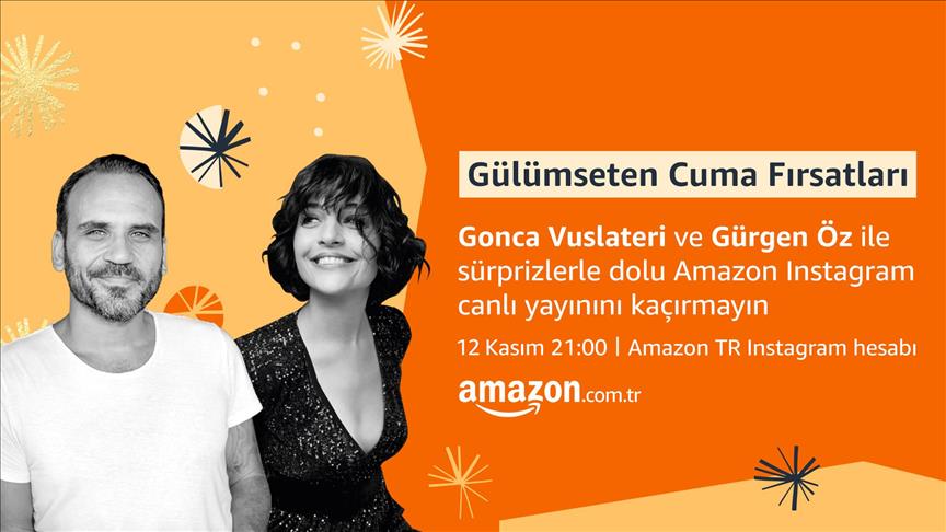 Amazon Türkiye ile "Gülümseten Cuma Live" etkinliği başlıyor