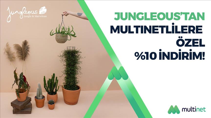 MultiNet'lilere jungleous.com'da yüzde 10 indirim