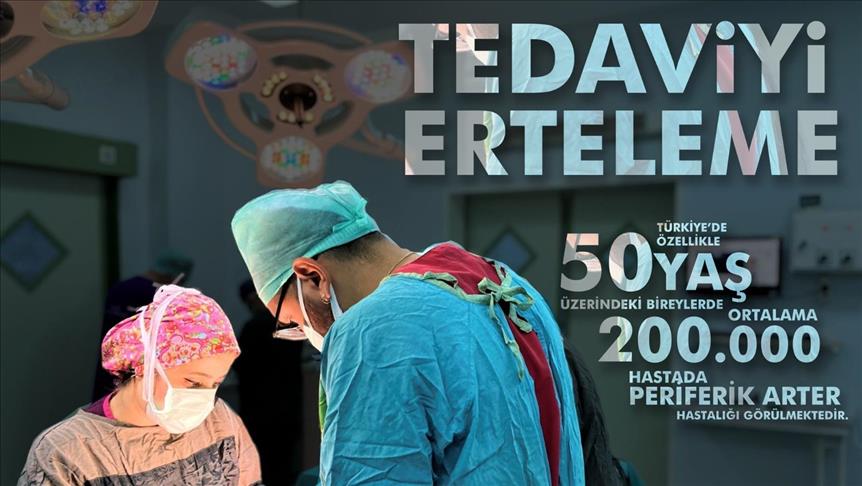 Türkiye'de ortalama 200 bin hastaya Periferik Arter Hastalığı tanısı konuldu