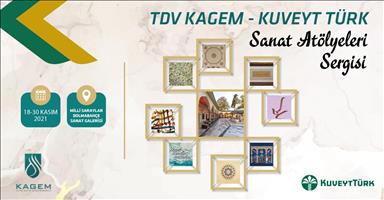 TDV KAGEM-Kuveyt Türk Sanat Atölyeleri Sergisi kapılarını açtı