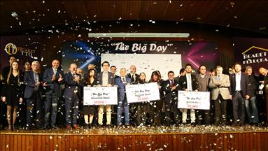 Genç girişimciler, The Big Day'de iş fikirlerini yatırımcılara sundu