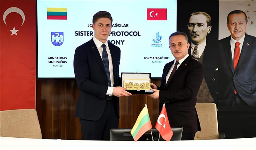 Bağcılar Belediyesi ile Litvanya'nın Jonava Belediyesi kardeş oldu