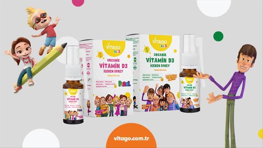 Vitago Kids Organik Vitamin D3 satışa çıktı