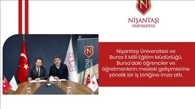 Nişantaşı Üniversitesi ile Bursa İl Milli Eğitim'den iş birliği