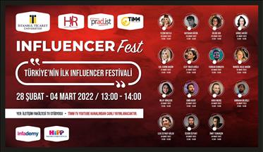 İstanbul Ticaret Üniversitesi'nden Influencer Festivali