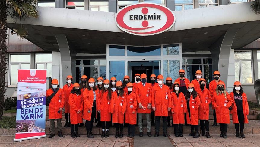 Öğrenciler Erdemir'i ziyaret etti