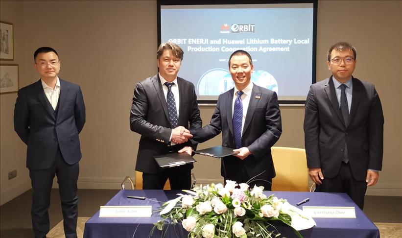 Huawei ve Orbit Enerji yerli lityum pil üretimi için birlikte çalışacak