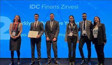 Türkiye Kalkınma ve Yatırım Bankası'na IDC Türkiye'den ödül