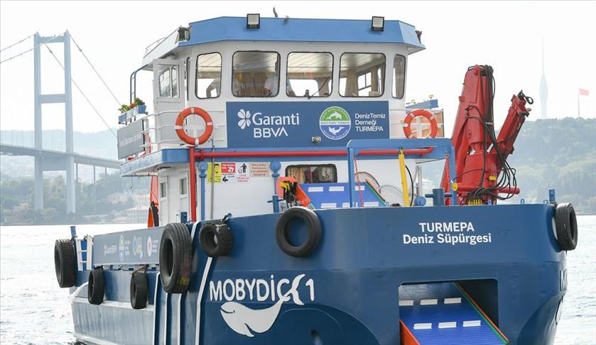 Garanti BBVA ve TURMEPA  Marmara Denizi’nden 10 ton atık topladı
