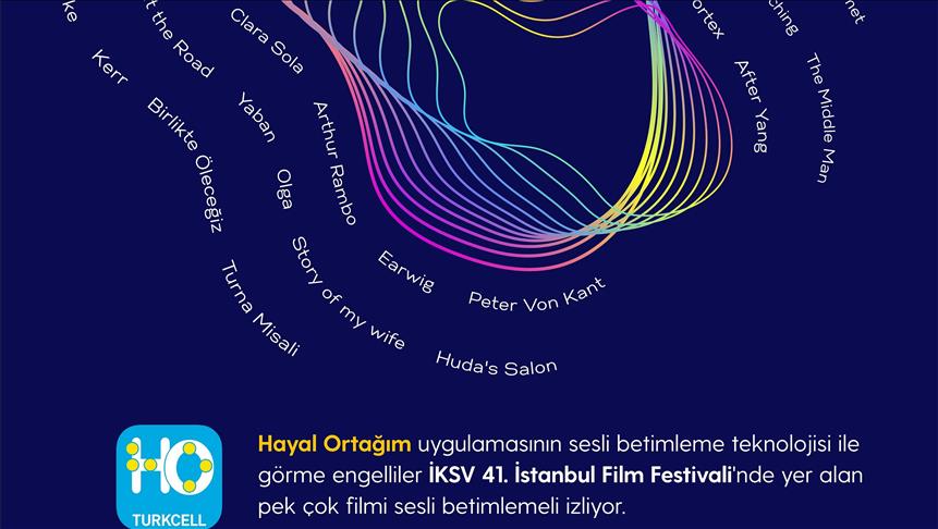 Turkcell’in Hayal Ortağım uygulaması festivalde engelsiz film keyfi yaşatacak