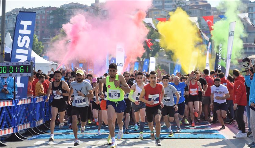 "İstanbul'u Koşuyorum"un Asya Etabı, Polisan Kansai Boya sponsorluğunda gerçekleşti