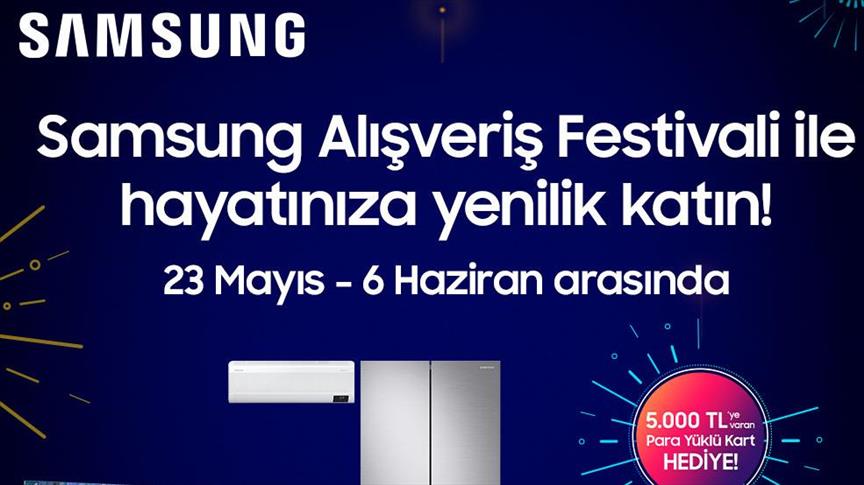 Samsung'dan "Alışveriş Festivali" kampanyası
