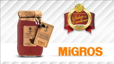 Migros'un özgün markalı ürününe "Uluslararası Mükemmellik Ödülü"