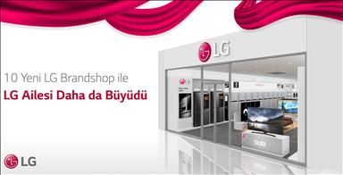 LG'den Türkiye’de 10 yeni LG Brandshop mağazası