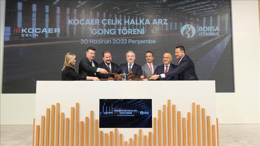 Borsa İstanbul'da gong Kocaer Çelik için çaldı