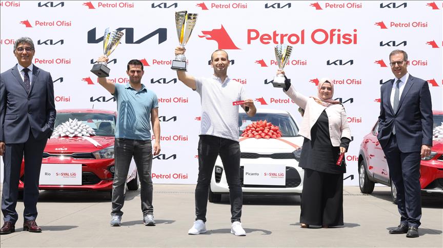 Petrol Ofisi Sosyal Lig'de kazananlar ödüllerini aldı