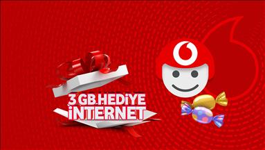 Vodafone'dan bayramda 3 GB internet hediyesi