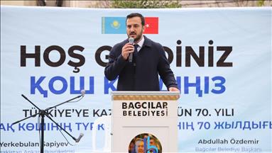 Bağcılar'da "Türkiye-Kazakistan Kardeşlik Anıtı" açıldı