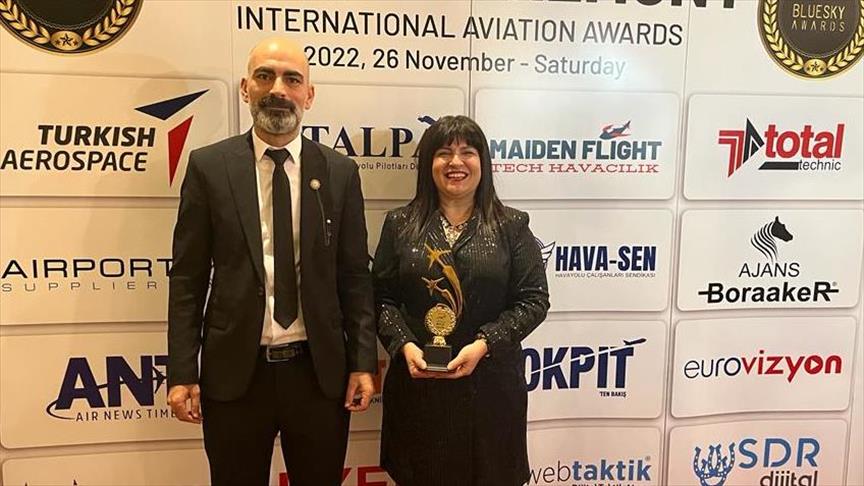 Sabiha Gökçen'e "Yılın Dijital Havalimanı" ödülü
