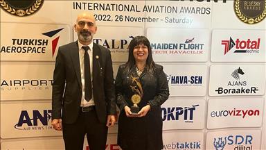 Sabiha Gökçen'e "Yılın Dijital Havalimanı" ödülü