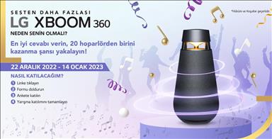 LG'den XBOOM 360 XO3 hediyeli yarışma