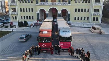 Balkan Üniversitesi'nin deprem bölgesine desteği devam ediyor