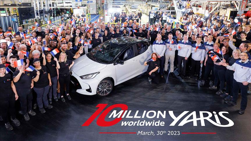 Toyota Yaris 10 milyonluk satış adediyle "efsane" otomobillerden biri oldu