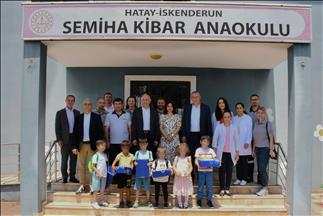 Kibar Holding'den depremzede çocuklara ziyaret