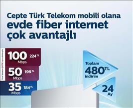 Türk Telekom’dan yüksek hızlı fiber internet kampanyası