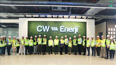CW Enerji'ye fon yöneticilerinden ziyaret