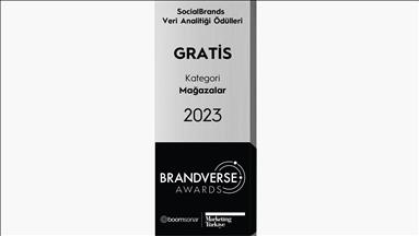 Brandverse Awards’tan Gratis’e ödül