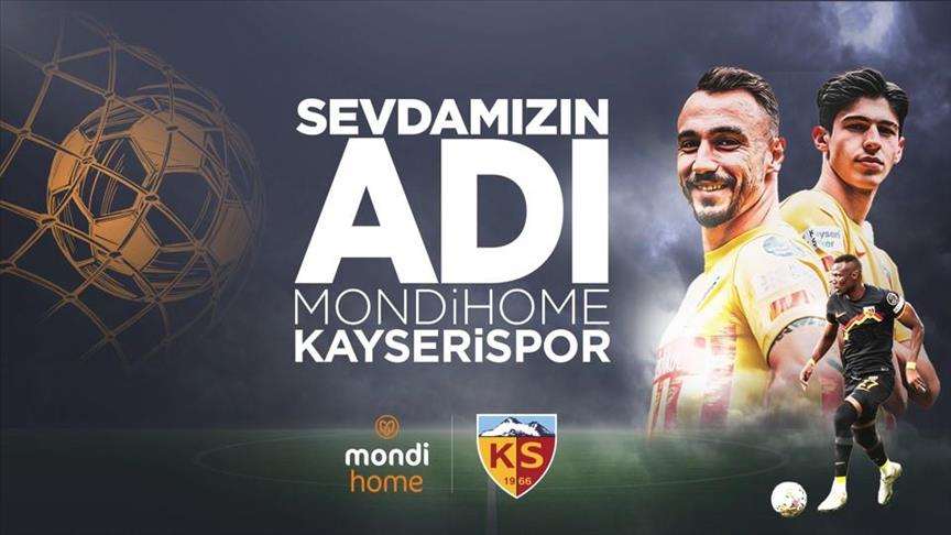 Kayserispor'un yeni sezondaki isim sponsoru Mondi Home oldu